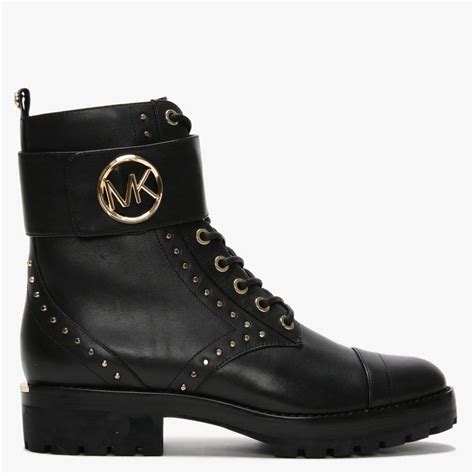 michael kors tatum leather combat boot|Tatum Leather Combat Boot .